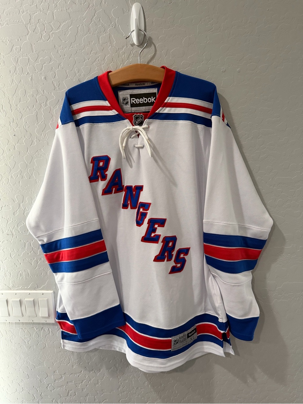Reebok New York Rangers Blank Away Hockey Jersey XL